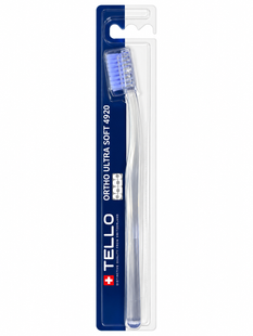 Ортодонтична зубна щітка Tello 4920 Ortho Ultra Soft, d 0.10 mm, фіолетова TO4920US-Vi фото