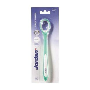 Щітка для очищення язика Jordan Tongue Cleaner Clinic (очищувач язику), блакитний 6860101 фото