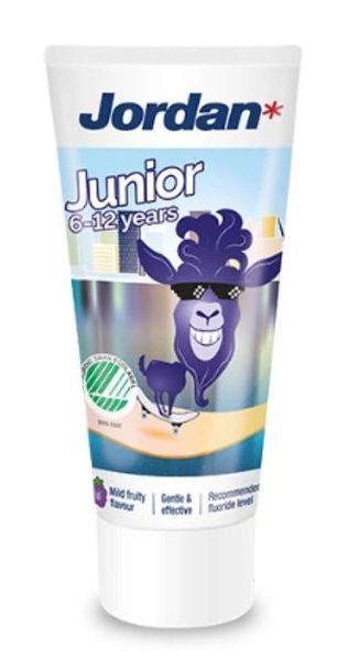 Зубна паста дитяча Jordan Junior (від 6 до 12 років) 1200207 фото